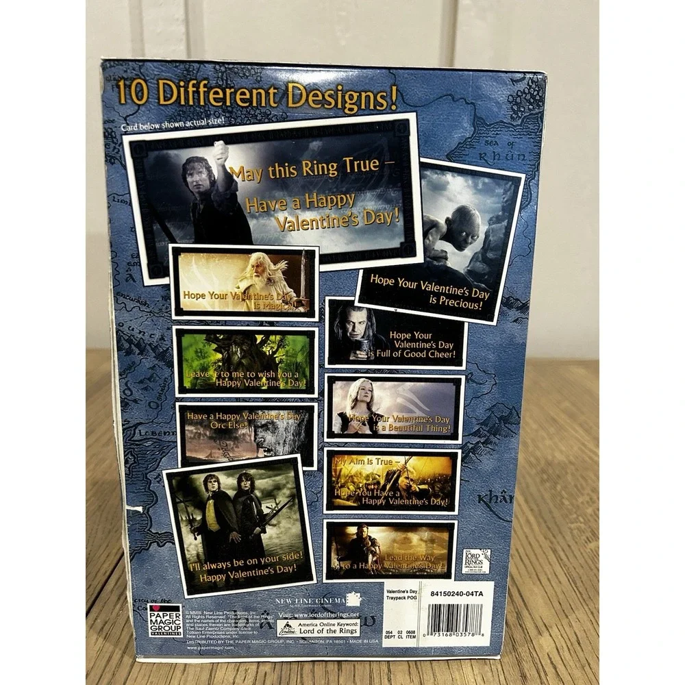 Lord of the Rings Return of the King 30 Foil Valentines 2004 Paper Magic Group